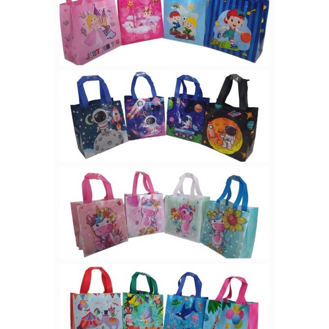 

Murah Goodie bag karakter anakulang tahun 22x23x11 Lusinan isi 12pcs Goodiebag animasi goodie bag unicorncars