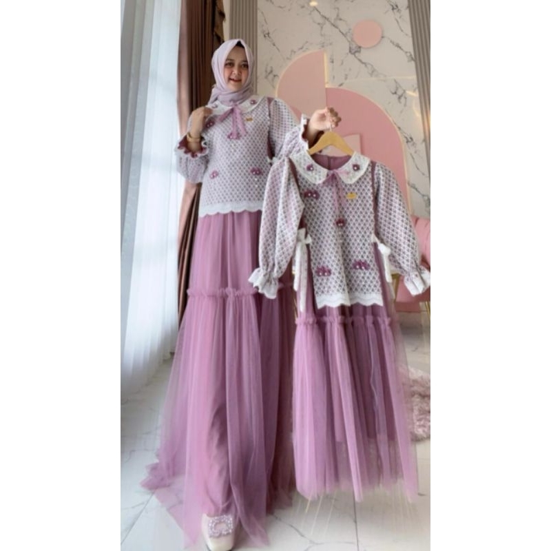 Belva dress korean style/gamis korean/gamis rompi