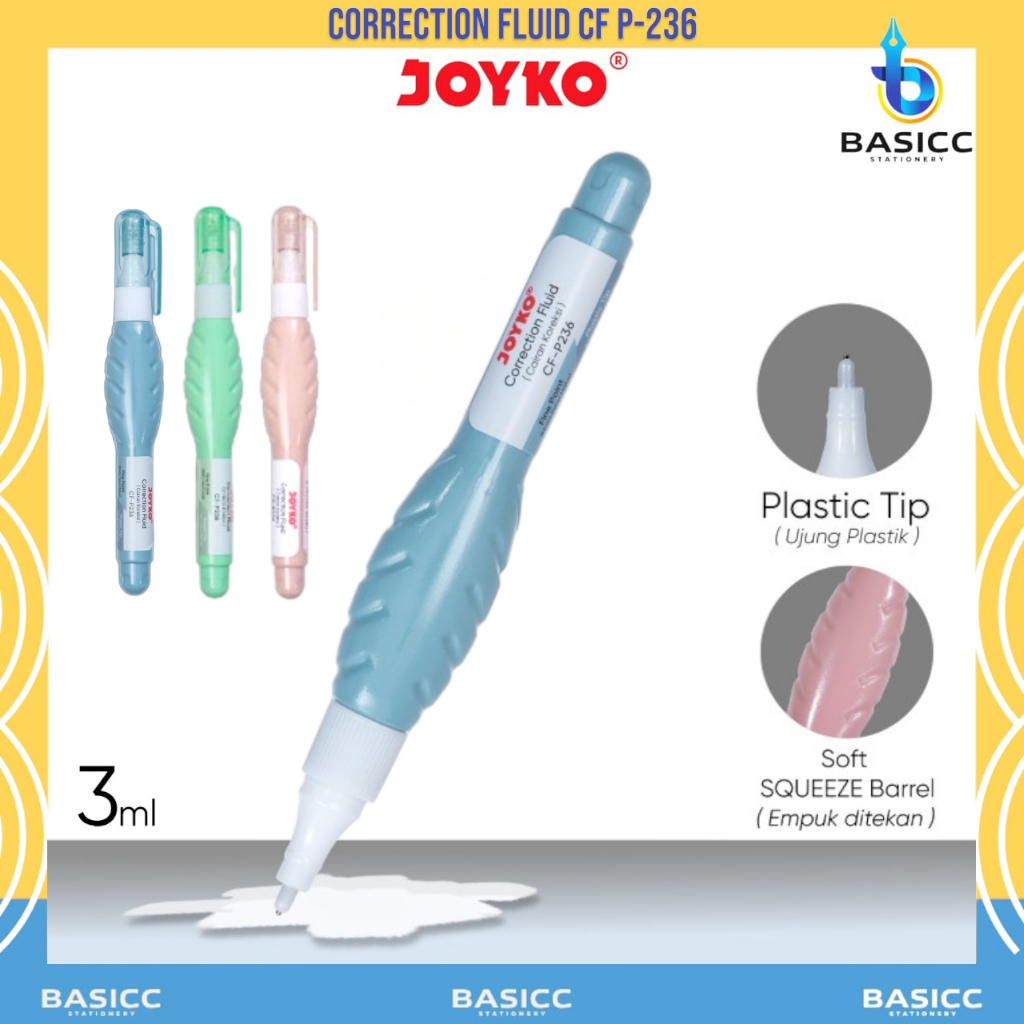 

Joyko Correction Fluid Cairan Koreksi Penghapus Cair CF-P 236 | @1Pcs
