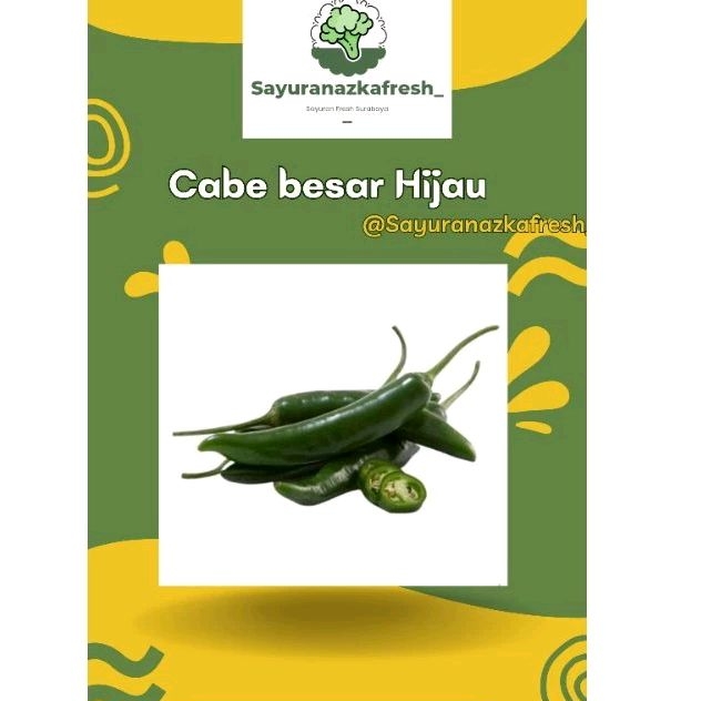 

Cabe besar Hijau