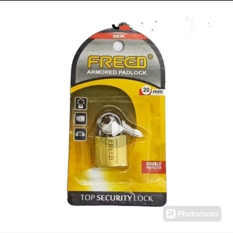 Gembok Kuning FREED 20mm,25mm/Gembok Koper 20,25mm FREED