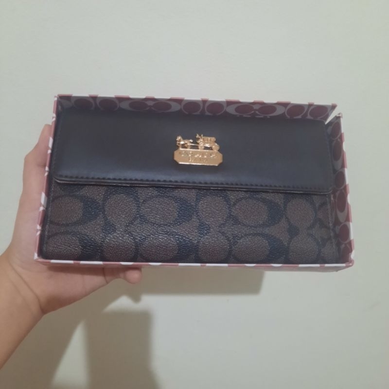 Dompet wanita resleting tutup (coach kw)