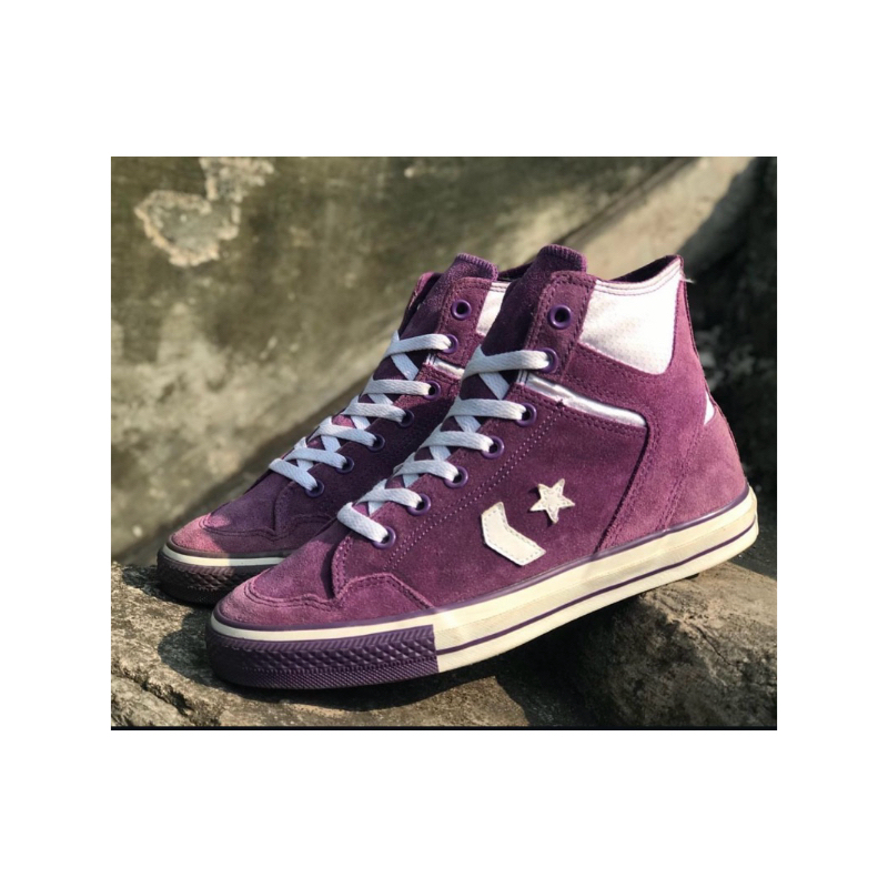 Converse poorman weapon purple suede