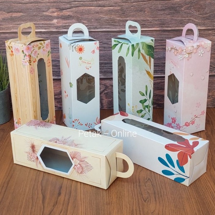 

Mega 25 Pcs Box Tenteng 65 x 2 cm Full Color Kemasan Botol dll