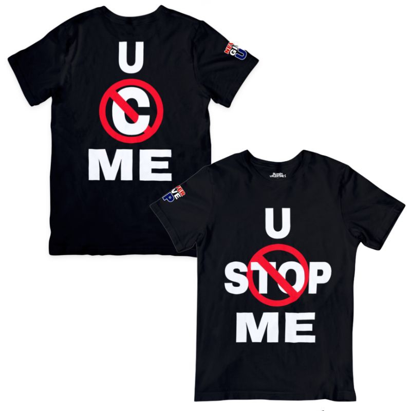 WWE John Cena You Can't Stop - See Me T-Shirt / Kaos Wrestling Murah NXT TNA IMPACT NJPW AEW