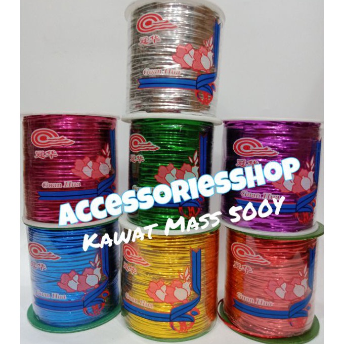 

KI3 Kawat Mass 5Y WarnaKawat Souvenir 1Roll