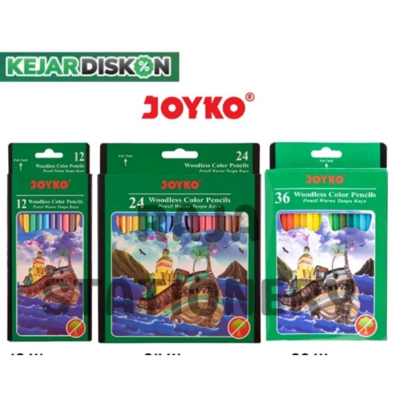 

pensil warna joyko isi 12,24,36 pensil mewarnai untuk anak sekolah