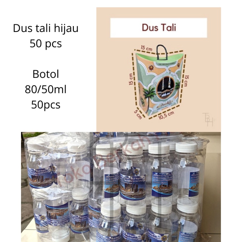 

HJ6 Paket Dus Oleh Oleh Haji dan Umroh Botol 5Pcs