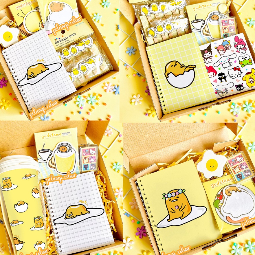 

KF7 Hampers Gudetama Gift Box Gudetama Paket Kado Gudetama
