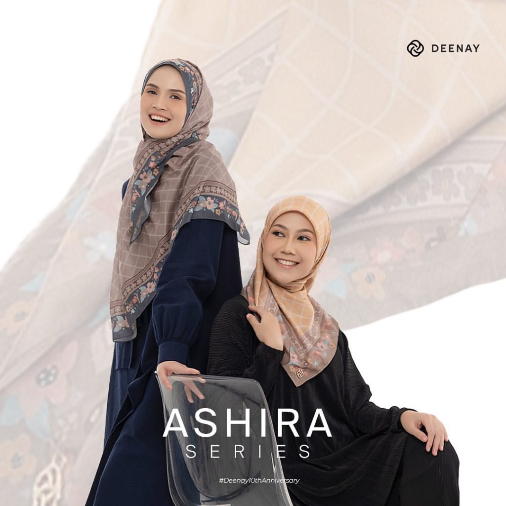 LURISTORE | DEENAY ASHIRA SERIES ORIGINAL | Kerudung Segi Empat Motif Terbaru