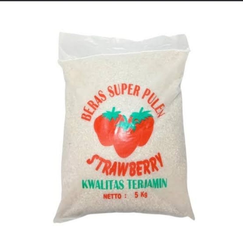 

Beras Strawberry 5kg Beras Super Pulen