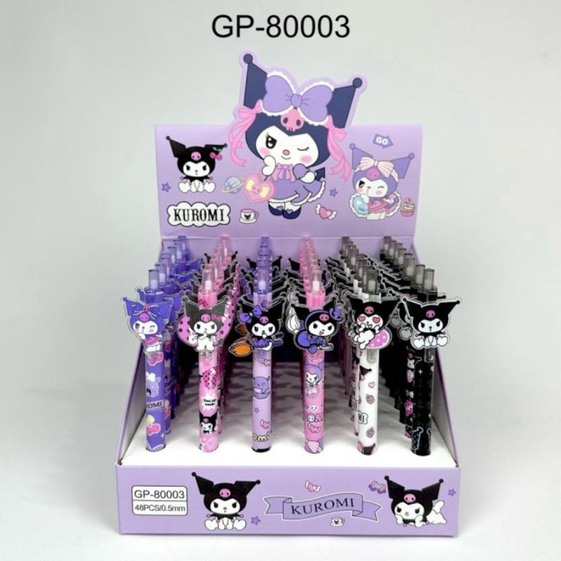 

Pulpen Gel Mekanik Kuromi Acrelic