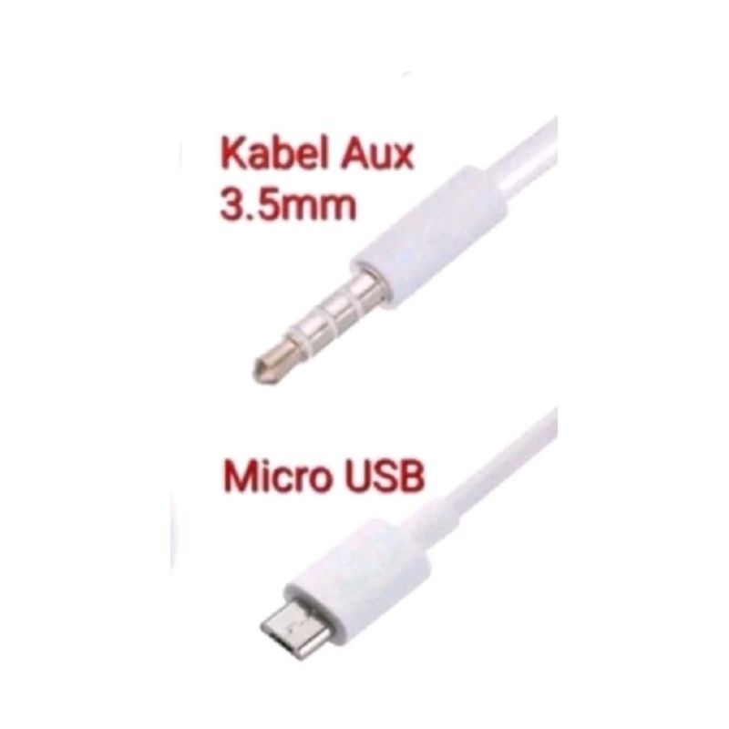 kabel audio 3.5mm to adapter android micro USB mic cable mikrophone KTV Live Streaming Karoke Mic Da
