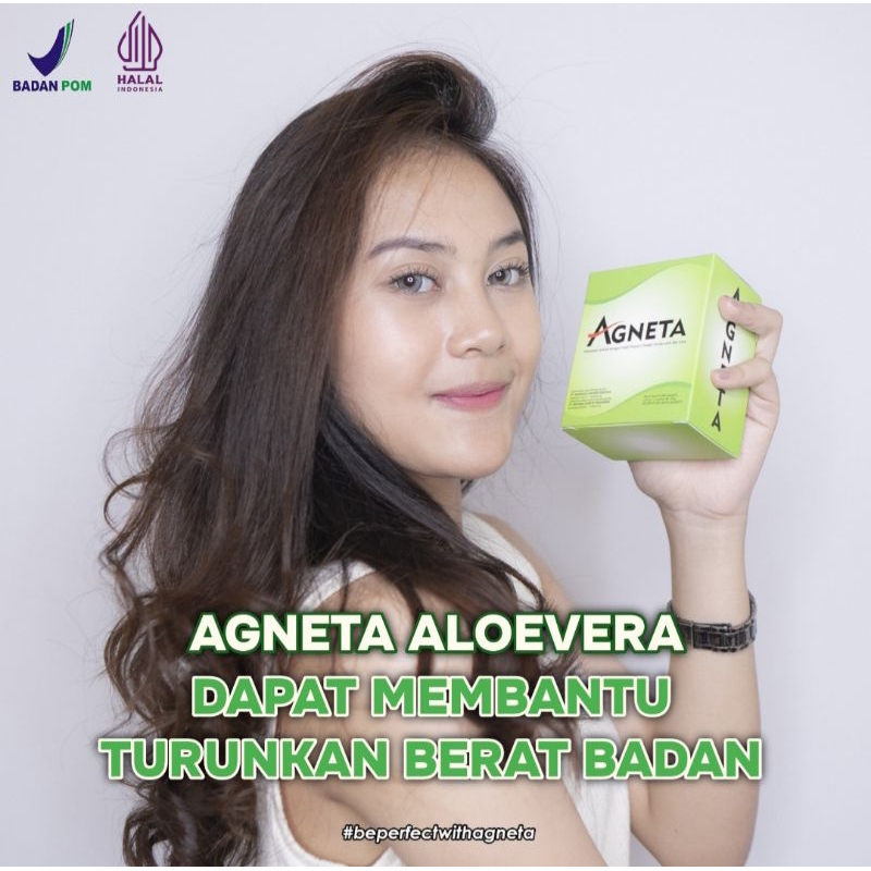 Agneta Aloevera Pelangsing Dan Penurun Berat Badan BPOM Untuk Pria Wanita