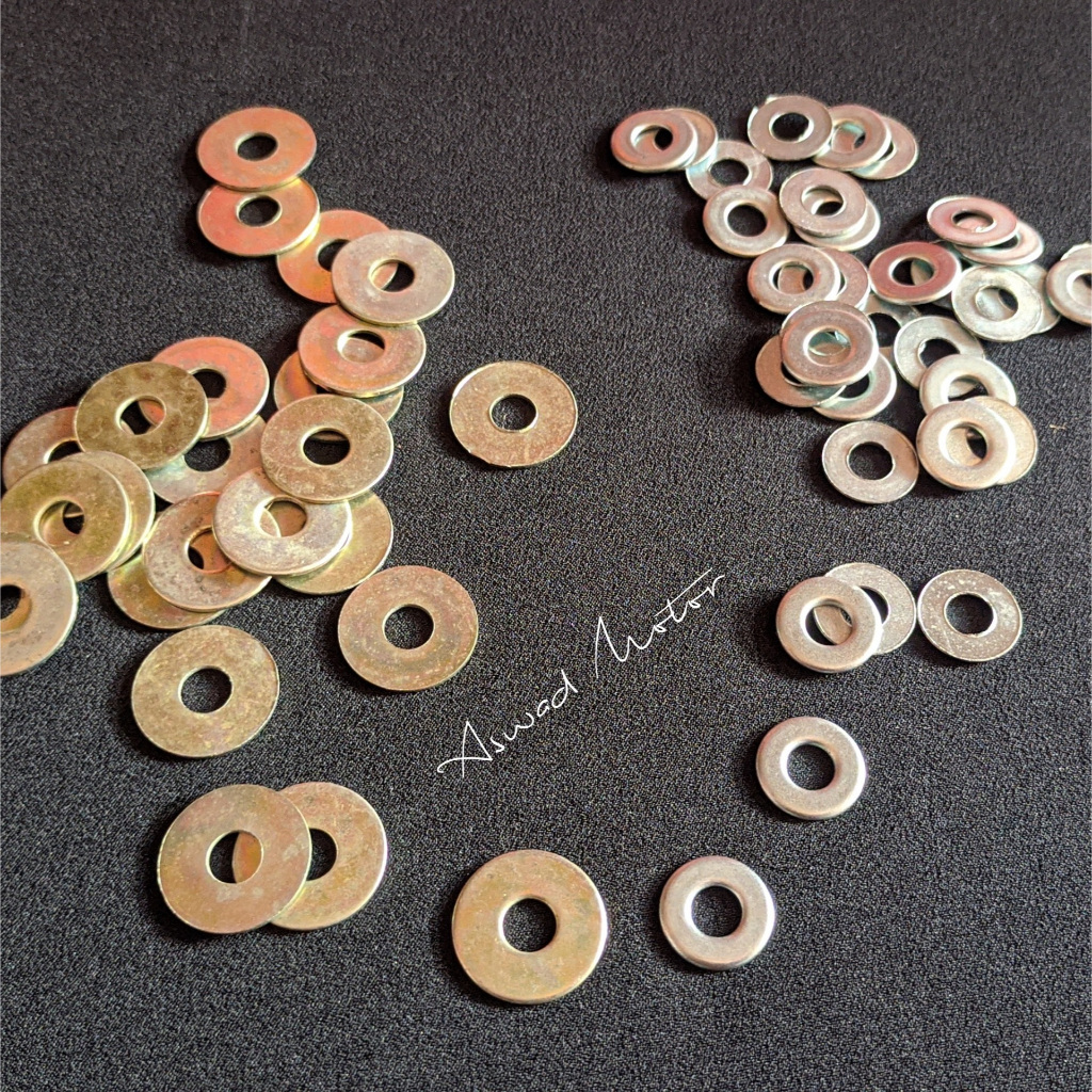 10pcs Ring M6 Ring Plat M6 standart M6 Lebar / Ring Besi M6 / Ring K10 M6 / Ring M6 K10 / Ring Plat 