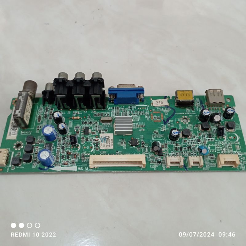 MB MOBO MAINBOARD MODULE MESIN TV POLYTRON PLD19D658/PLD19D653