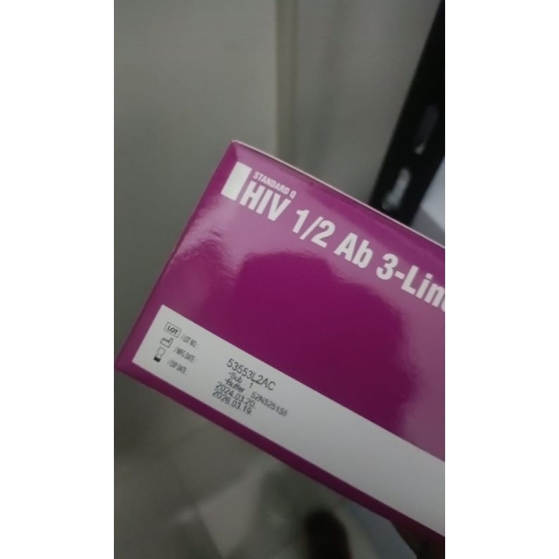 SD Biosensor HIV 1/2 Ab Triline isi 25 Alat Test HIV Rapid Test