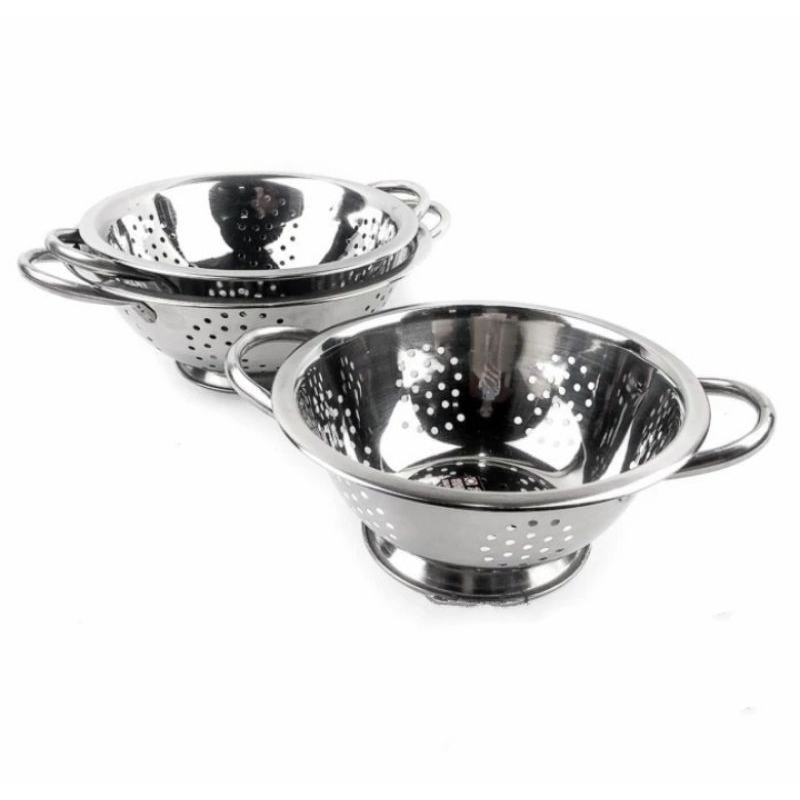 Sangku Nasi Stainless Colander • Bakul Nasi Tanpa Tutup