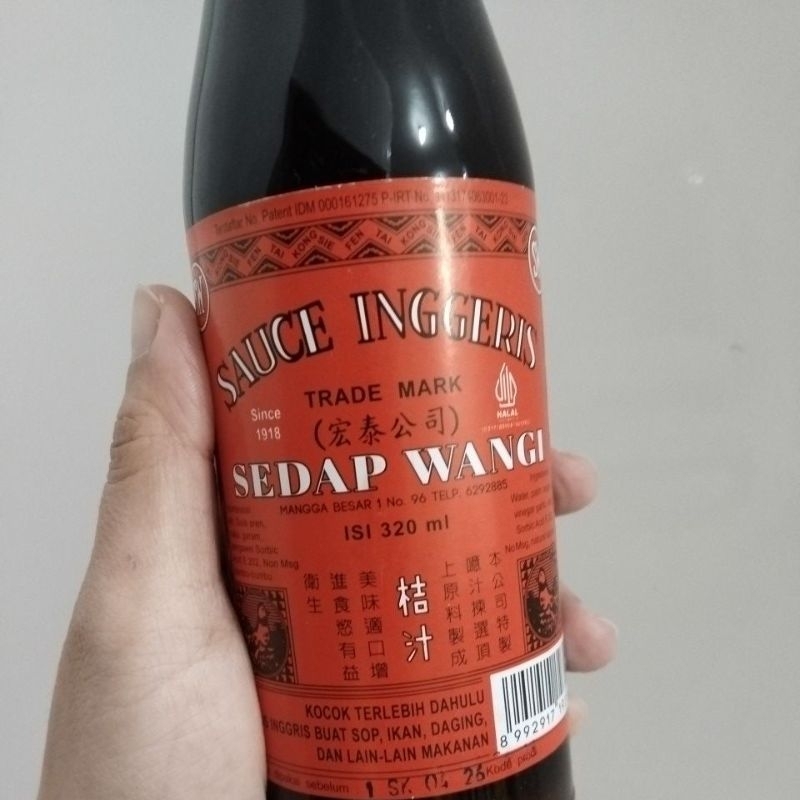 

Saus Inggris Sedap Wangi 320 ml dan 620 ml