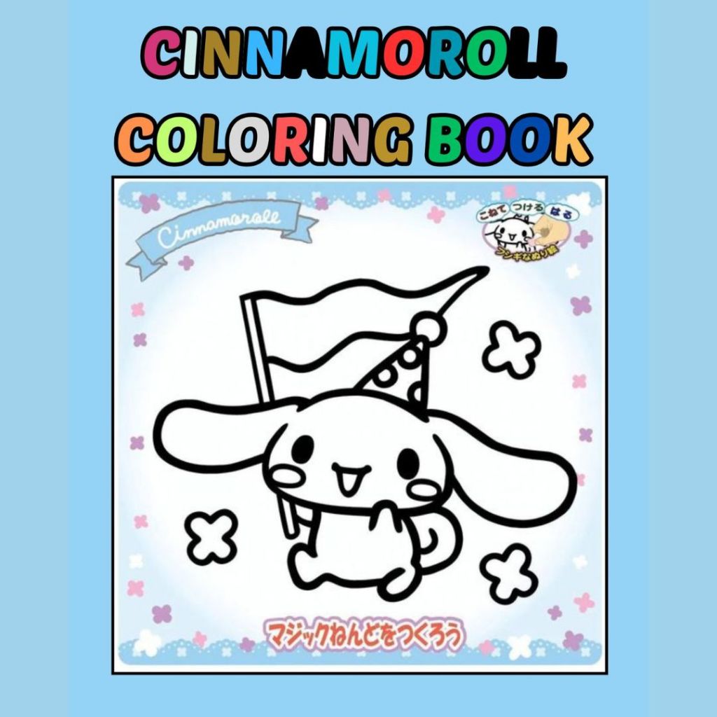 

CINNAMONROLL Coloring Book For Kids And Adult Buku Gambar Menggambar Sketsa Mewarnai Anak Dan Remaja