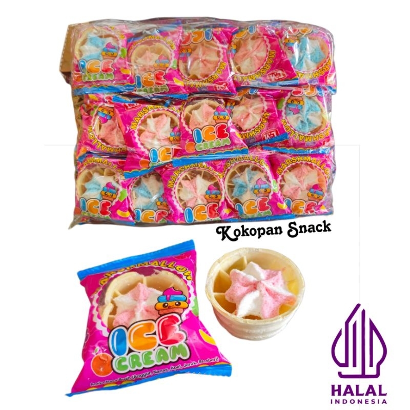 

DSM MARSHMALLOW ICE CREAM CUP PAK ISI 30