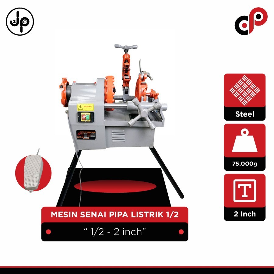 Mesin Senai Pipa 2inch | Mesin senai pipa listrik model RIDGID 1/2 - 2 inch