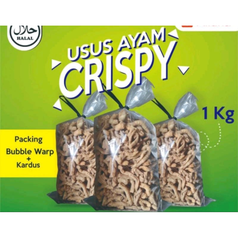 

Kripik Usus Crispy gurih nikmat,halal kemasan 1kg