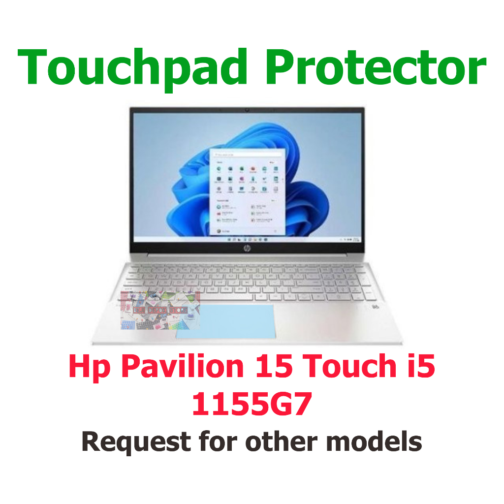 Touchpad Protector HP Pavilion 15 Touch i5 1155G7
