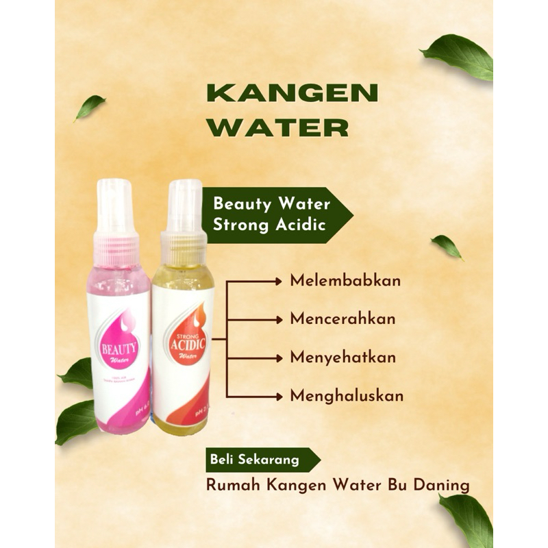 Beauty Water Strong Acidic Water 100 ml