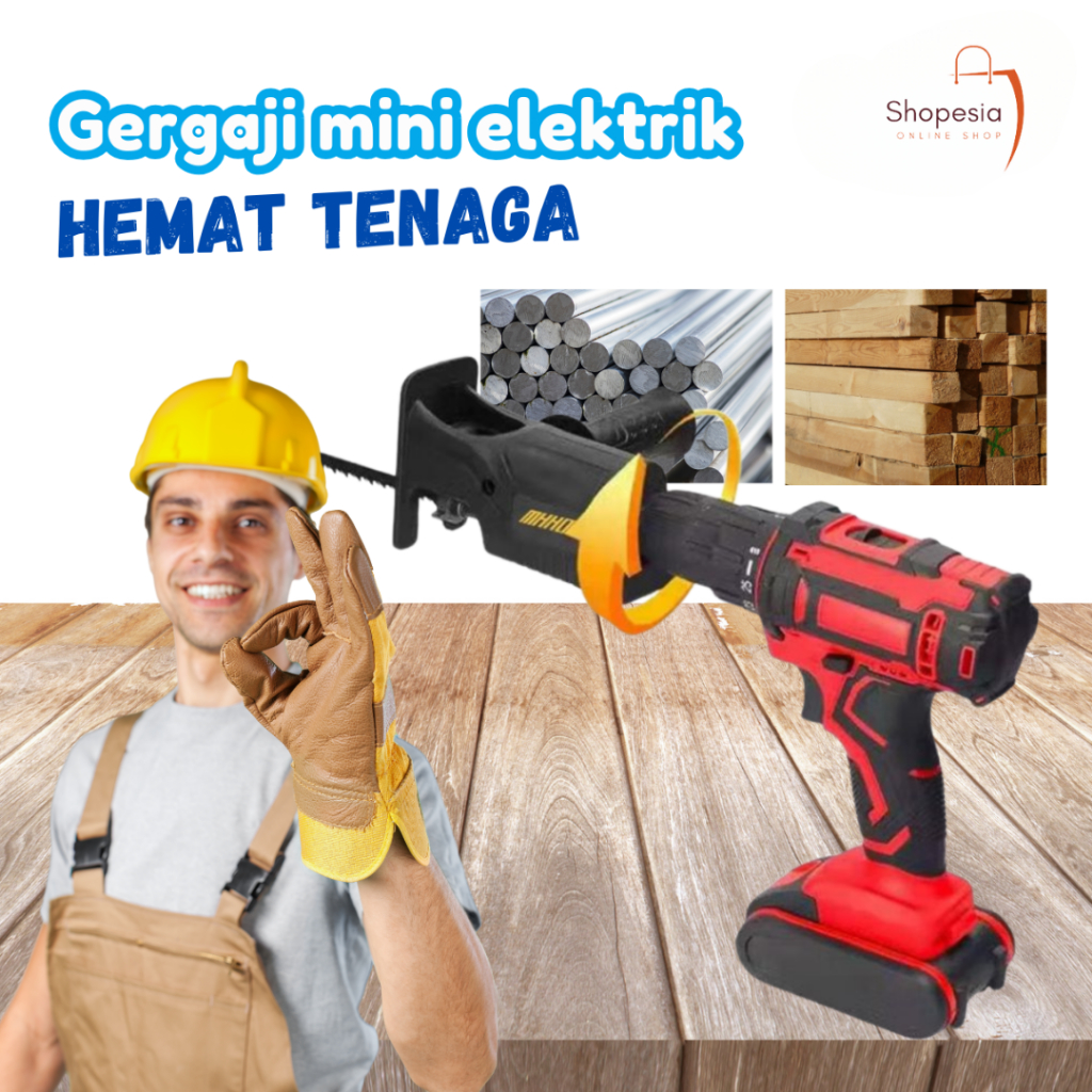 Mesin Adaptor Bor Gergaji | Bor Tangan Gergaji | Gergaji Mesin Adapter Bor Drill