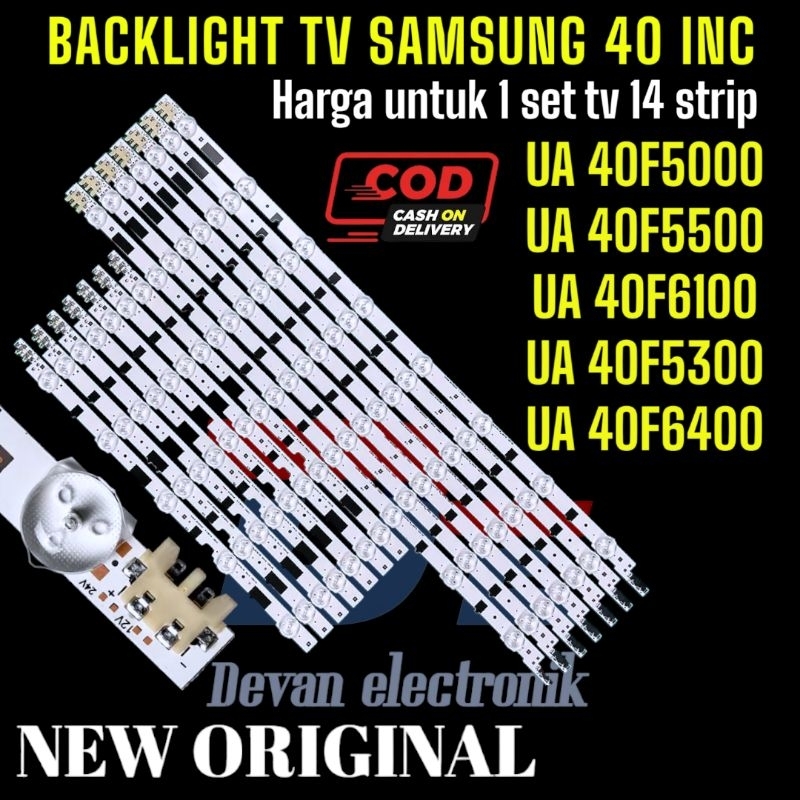 LED BACKLIGHT SAMSUNG UA40F5000 40F5000 UA40F5500 40F5500 UA40F6100 40F6100 UA 40F5300 UA 40F6400 BA
