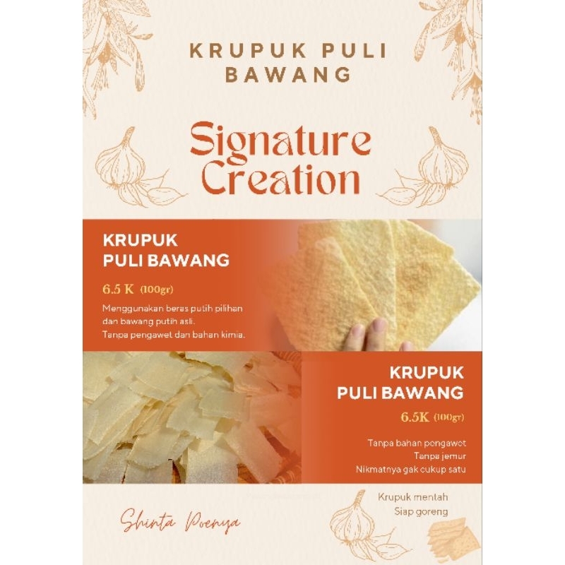 

Krupuk Puli Bawang