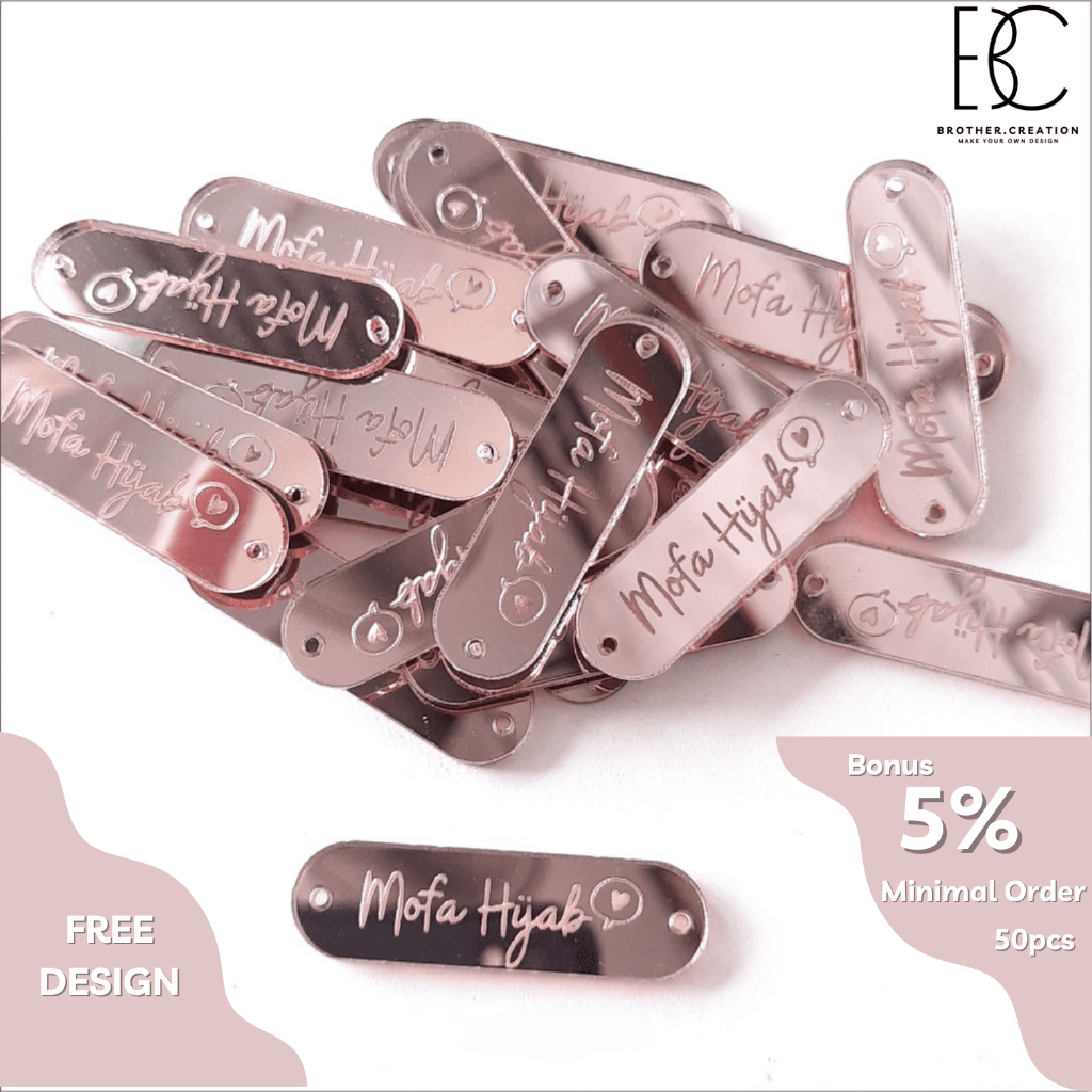 

TERMURAH Rosegold Label Acrylic | Rosegold Logo Brand Acrylic | Rosegold Label Produk | Rosegold Label Hijab | Rosegold Label Gamis