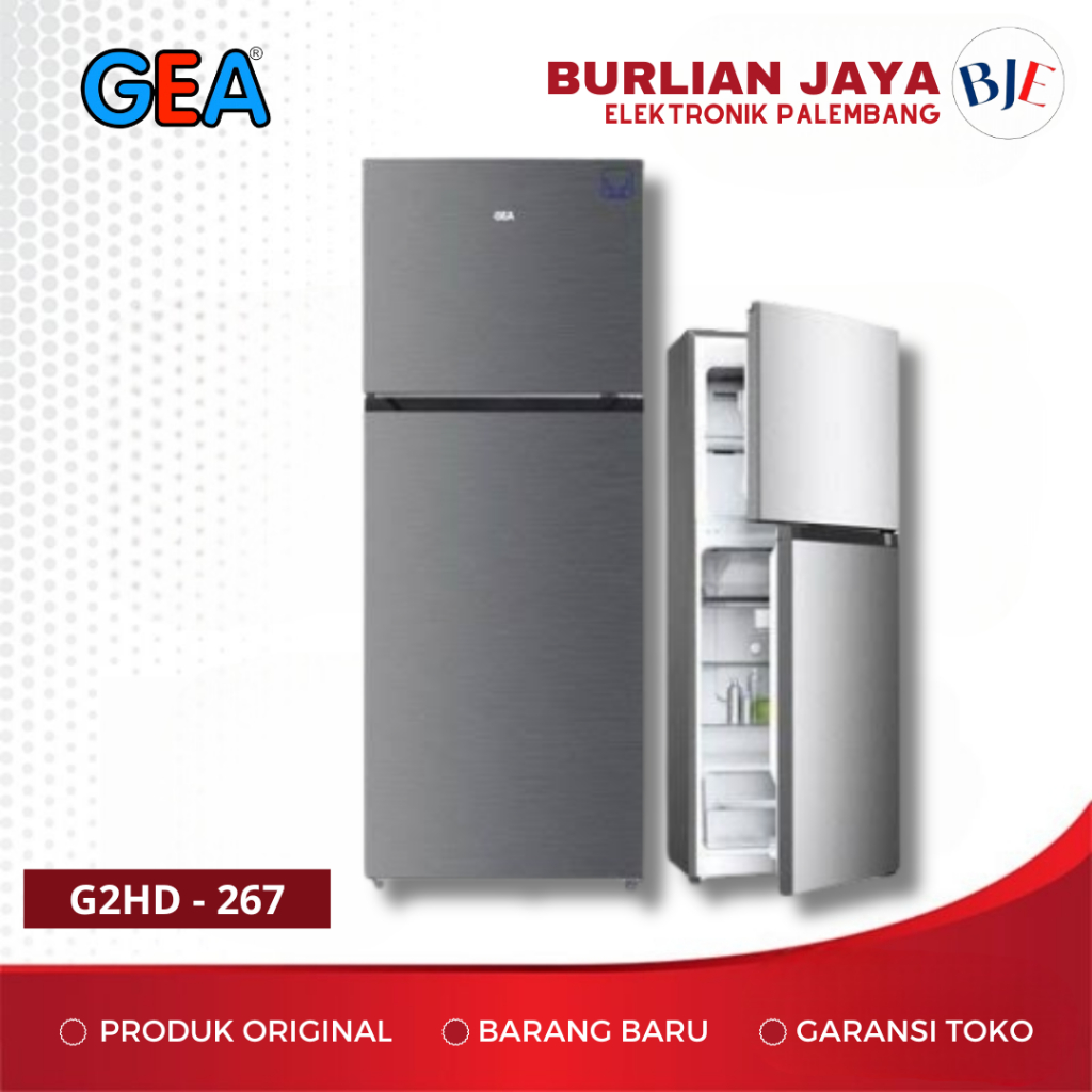 KULKAS 2 PINTU GEA G2D-267 KULKAS 2 PINTU PALEMBANG