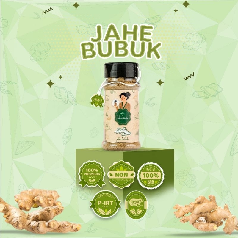 

Jahe Bubuk Murni / Ground Ginger / Bumbu Botol 45gr / Premium Quality / IKIAE