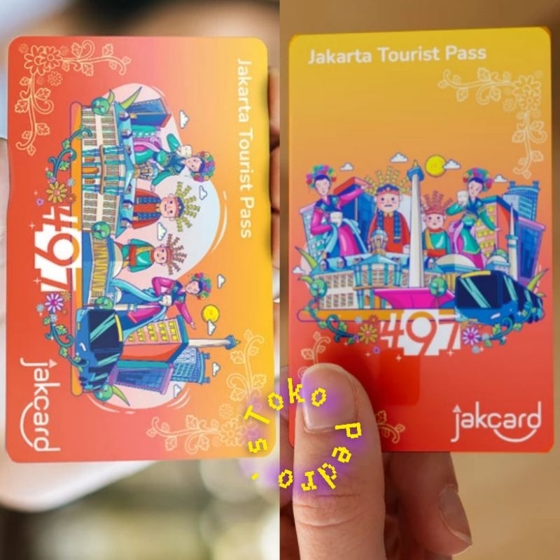 JakCard HUT JAKARTA  497 Year 2024 / Uang Elektronik / eMoney / Kartu Toll / JakLingko / MRT  / LRT 