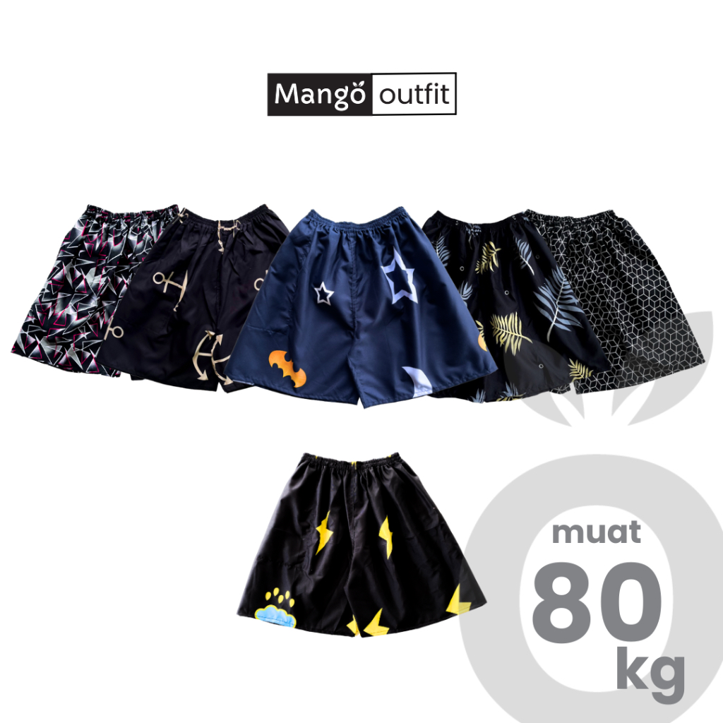 MANGO - Boxer pria | kolor pria | celana pendek pria | celana kolor pria | celana santai keren murah