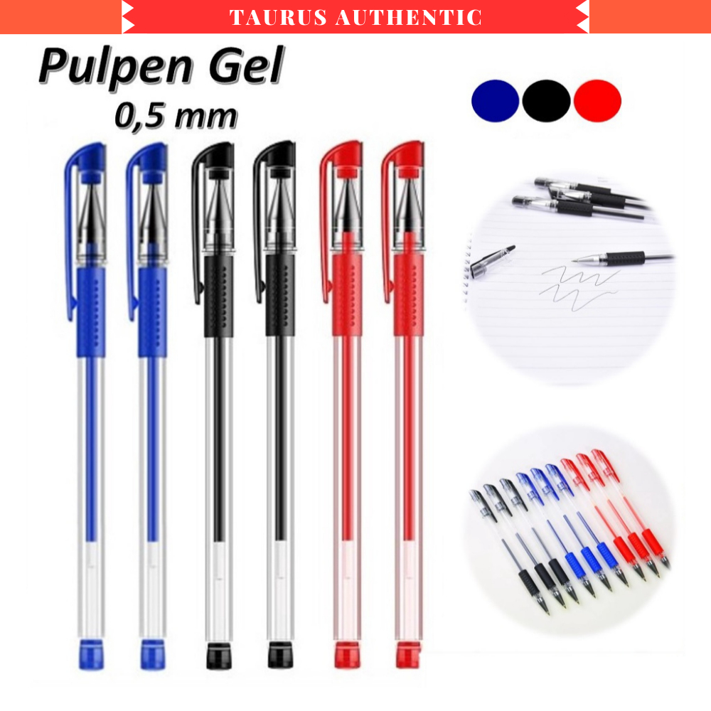 

Pulpen Gel Pena 0.55mm Standard Pulpen Tinta Cair Alat Tulis