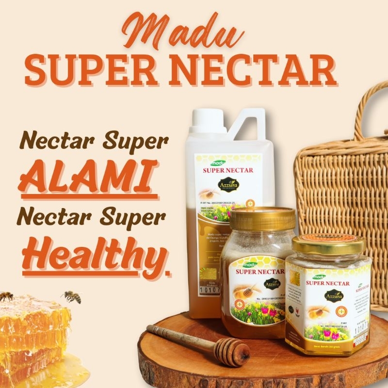 

Madu Azzura - Madu Super Nectar - Madu Asli & Alami - Madu Manis Super Nectar Lebah