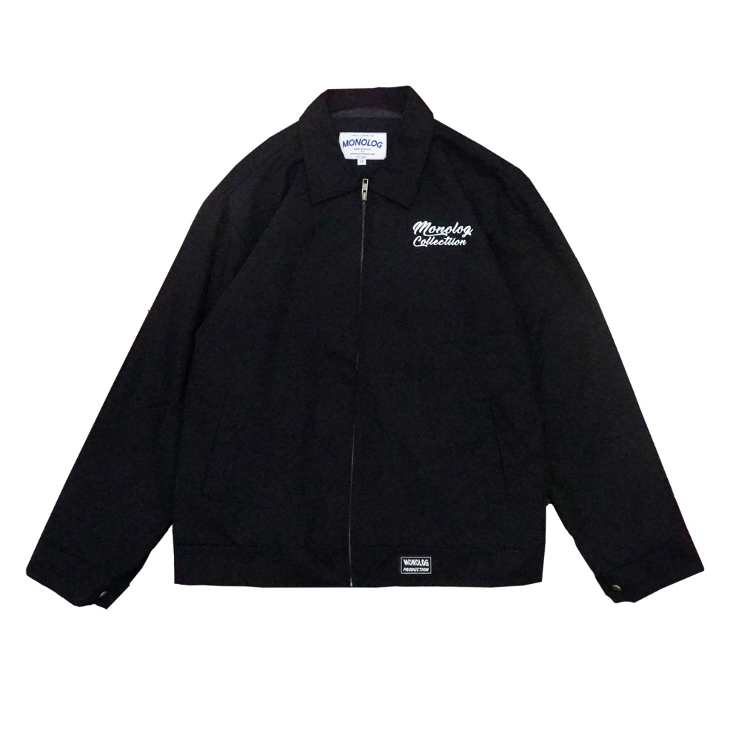 Monolog Work Jacket Twill Hitam