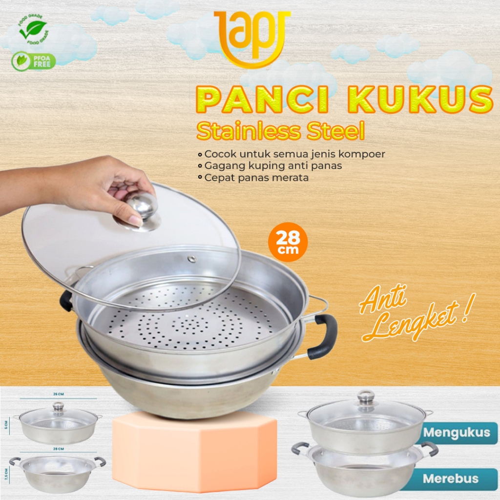 Uapofficial Panci Kukus 2 Susun Panci Kukus Murah Panci Kukus Panci Somay Panci Kukus Stainles Panci