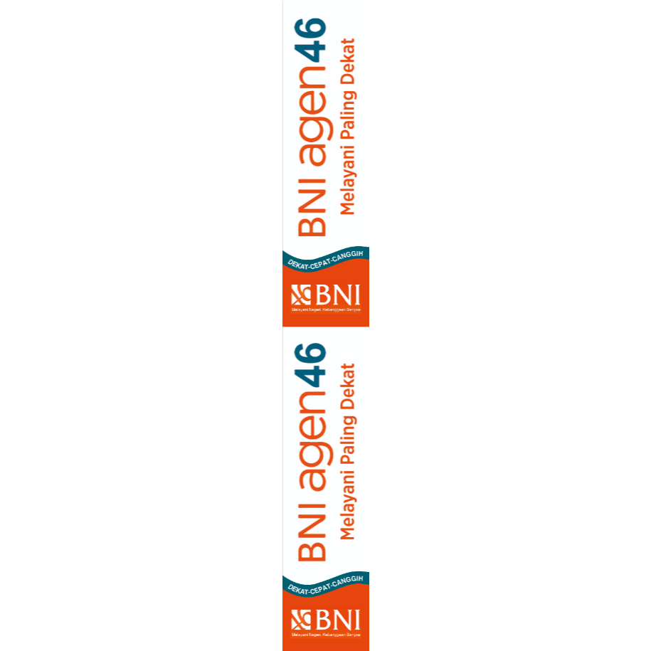 

STIKER VINYL BNI 46 PANJANG VERTIKAL MINI