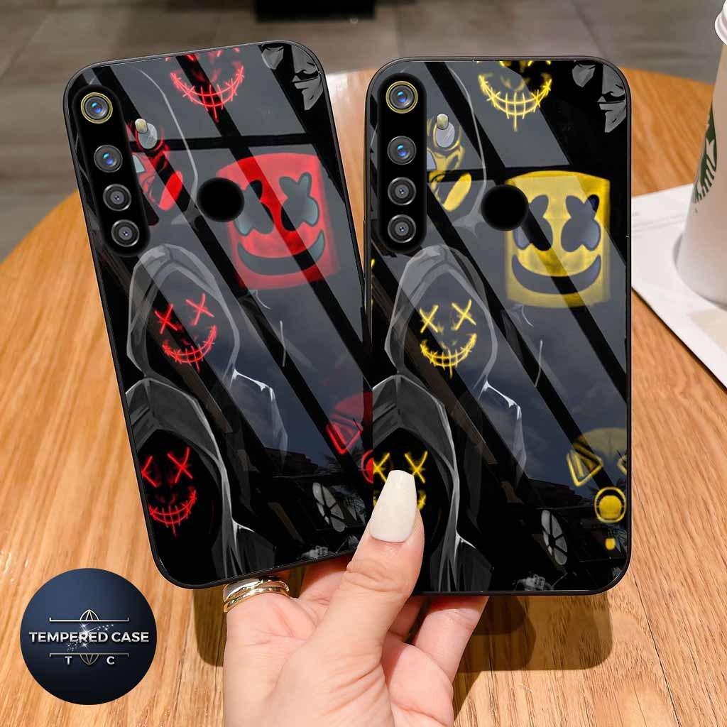 SOFTCASE GLASS KILAU KACA REALME 5 PRO  CASE KACA REALME 5 PRO TEMPREDCASE