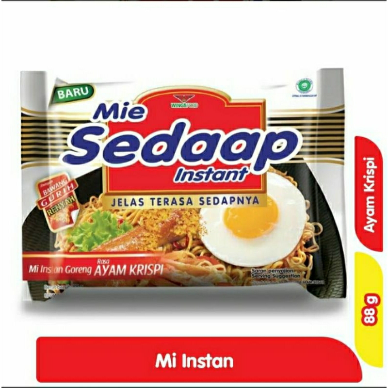 

Sedaap Mi Instan Goreng Ayam Krispi 88 g