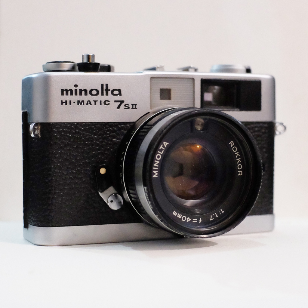 Minolta Hi-Matic 7s II  Mulus Terawat Kamera Analog Film