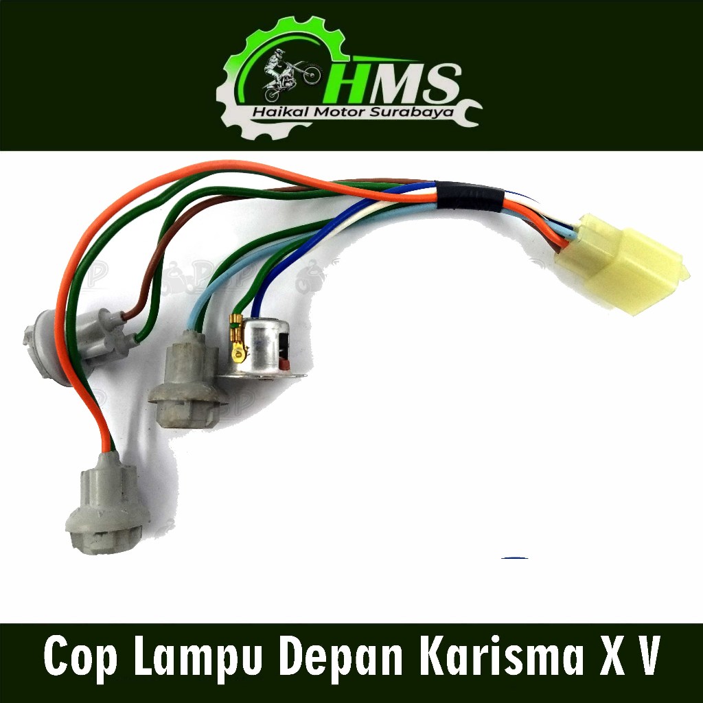 COP LAMPU DEPAN KARISMA X - PITINGAN / FITTING / SOKET DOP DEPAN HONDA KARISMA CAKRAM