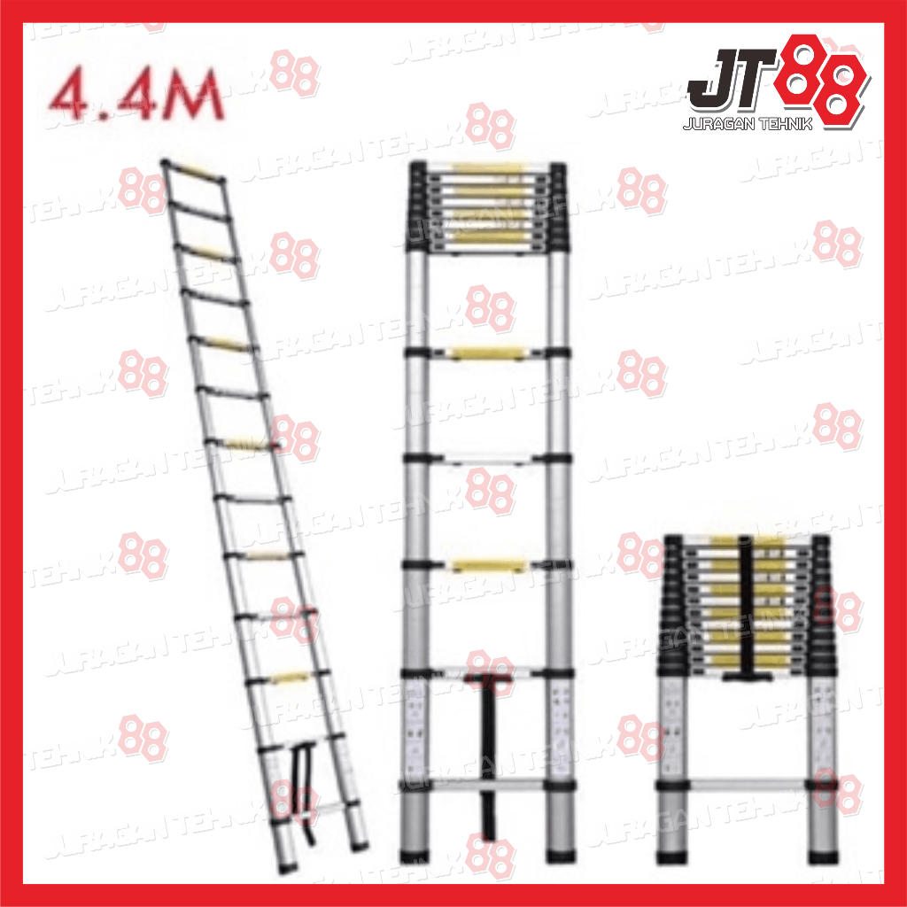 BLACKFOOT TANGGA TELESCOPIC SINGLE 4,4M // SINGLE TELESCOPIC LADDER GT.1.1.440