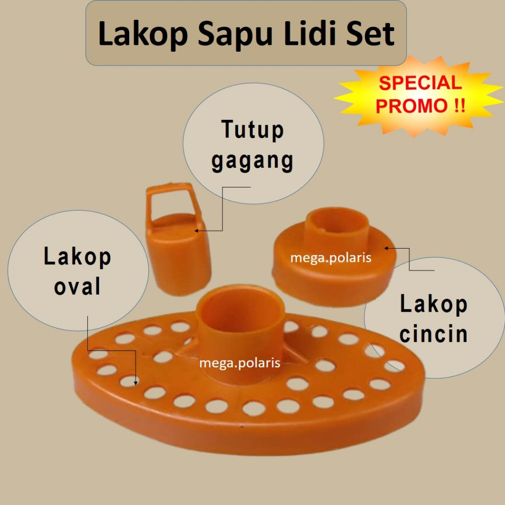 100 Set Lakop Sapu Lidi Cincin / Lakop Sapu Lidi Gelas / Lakop Klatak