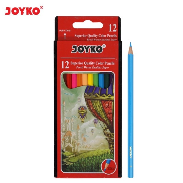

Pensil Warna Joyko 12w CP1 KODE N4T6