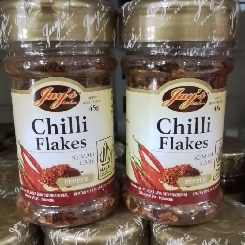 

Jay's Chilli Flakes Remah Cabe Pepper 45gr